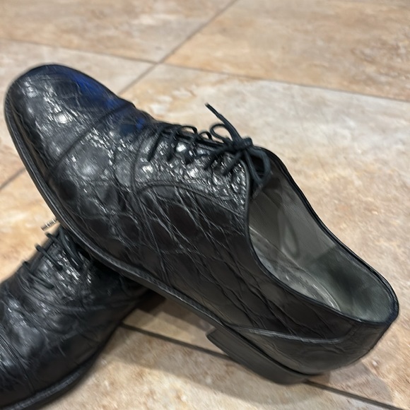Lorenzo Banfi Man’s Italian Shoe Crocodile Dressing size 8 - Picture 5 of 16